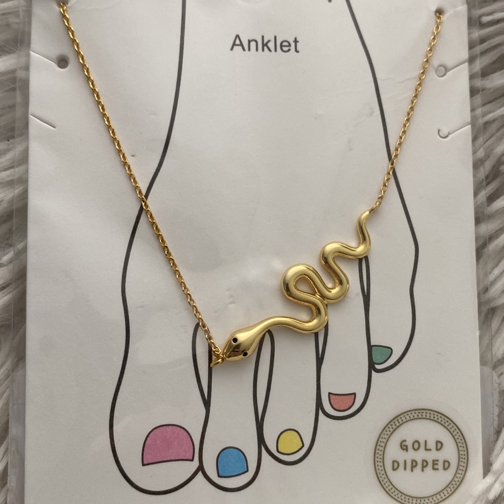 Snake anklet